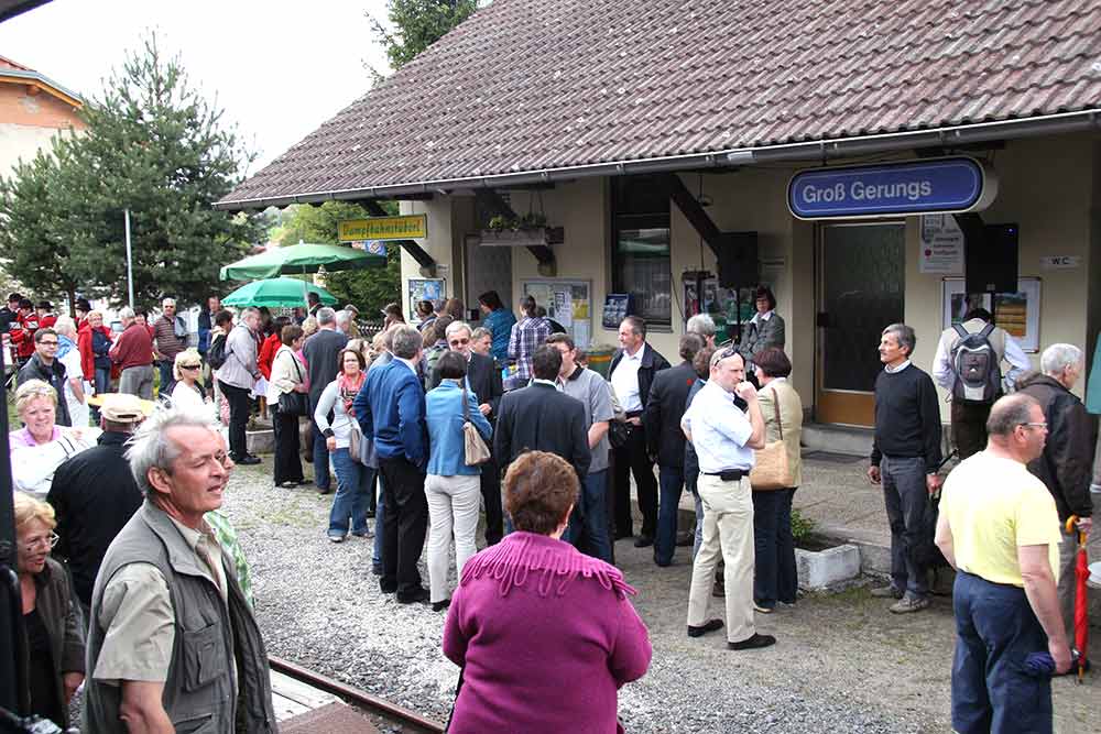 Dampfbahnstüberl Bahnhof Groß Gerungs Fest Mai 2012 (c) waldsoft