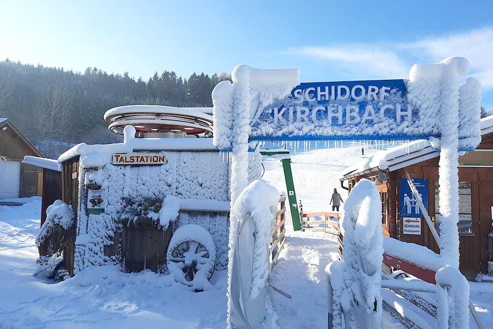 Schidorf Kirchbach im Winter