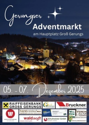 Gerungser Adventmarkt 5.-7. Dezember 2025